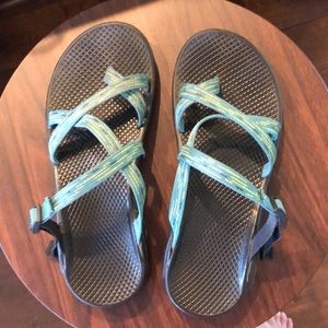 Chaco zong ecotread stitch teal